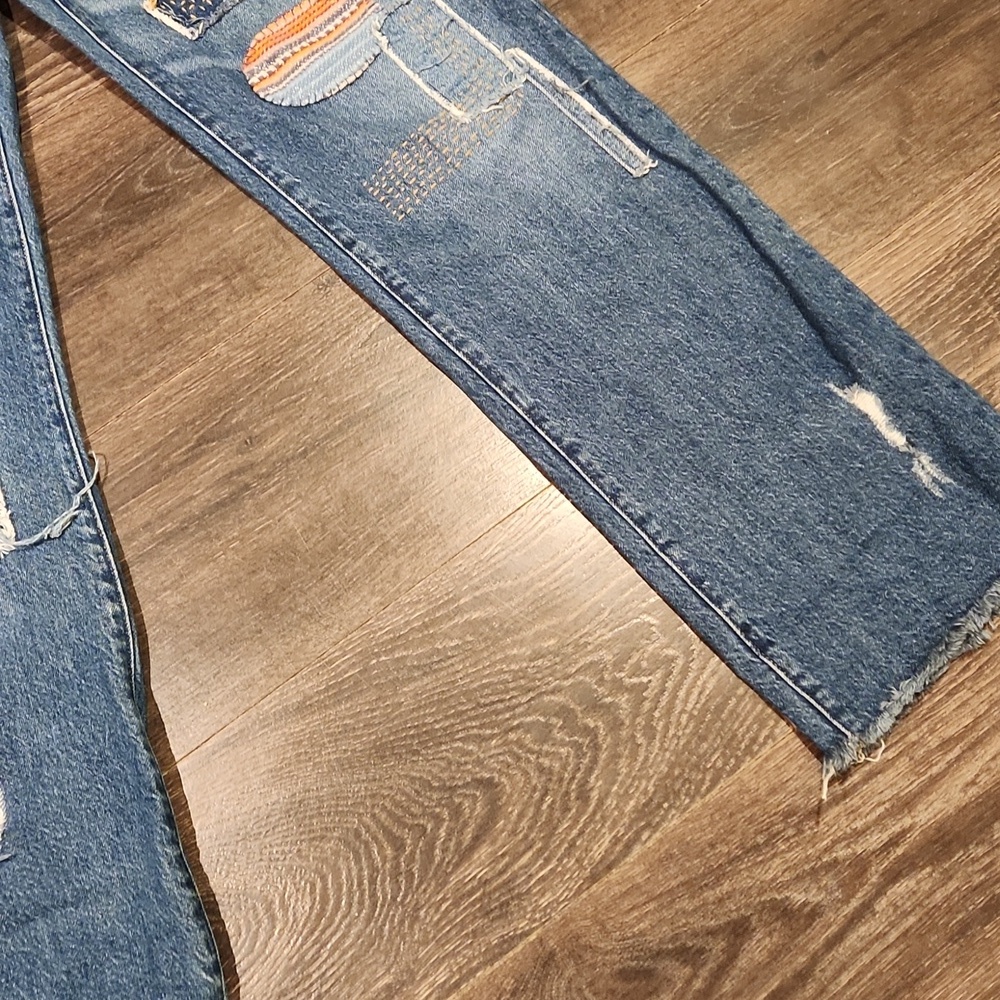 ❤️ LUCKY BRAND × YELLOWSTONE EASY RIDER BOOTCUT PATCHWORK JEANS, 8 (29) - Picture 9 of 16